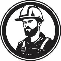 Site Savvy Construction Worker Vector Constructive Mindset Vector Worker