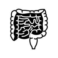 intestinos icono en vector. logotipo vector