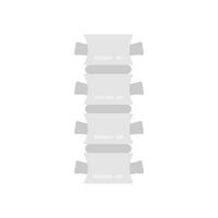 Spine icon in vector. Logotype vector