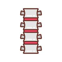 Spine icon in vector. Logotype vector