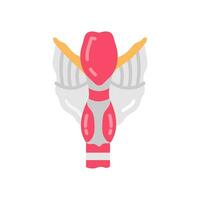 Larynx icon in vector. Logotype vector