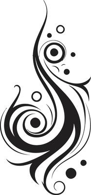 Whimsical Swirls Abstract Vector Design Icons Curvature Chronicles Modern Abstract Vector Art