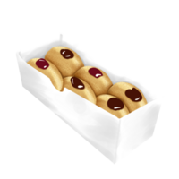 bombolonis beignets illustration sur png transparent Contexte