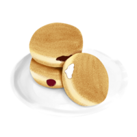 bomboloni ciambelle illustrazione su png transparant sfondo