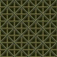 Seamless green khaki pattern with rope net. vector