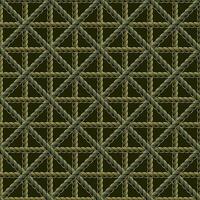 Seamless green khaki pattern with rope net. vector