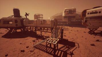 base on Mars that represents the cutting edge of science and technology photo