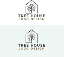 TREE HOUSE LOGO DESIGN vector