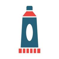 Oil Paint Glyph Two Color Icon Design vector