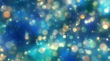 Loop abstract particlers bokeh for christmas new year background video