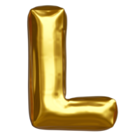 Set of golden balloon letters on transparent background. For designing infographics and birthday cards Happy Birthday, New Year and Anniversary Celebration. png