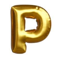 ensemble de d'or ballon des lettres sur transparent Contexte. pour conception infographie et anniversaire cartes content anniversaire, Nouveau année et anniversaire fête. png