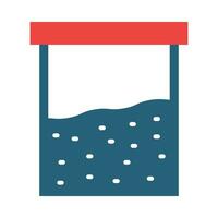 Cocaine Glyph Two Color Icon Design vector