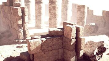 Ruins of ancient city of Palmyra photo