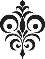 Intricate Parchments Vector Calligraphic Decorative Abstractions Elegant Manuscripts Abstract Vector Icons with Calligraphic Detailing