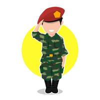 army cartoon vector