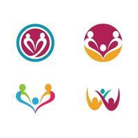 Community, network and social icon vector
