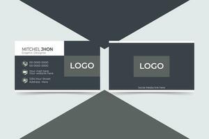 Professional Corporate Business Card vector