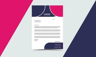 professonl letterhad design or template vector