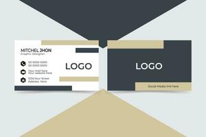 Professional Corporate Business Card vector