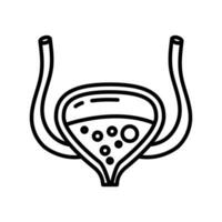 Bladder icon in vector. Logotype vector