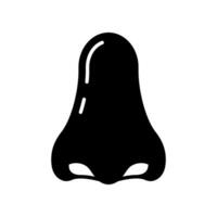 Nose icon in vector. Logotype vector