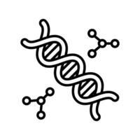 DNA icon in vector. Logotype vector