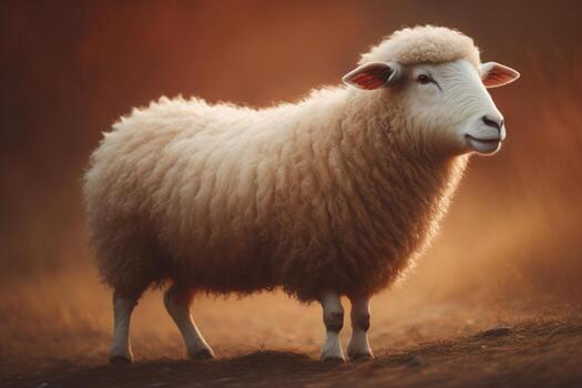 AI generated Cookies on a wooden table. Top view. ai generative photo