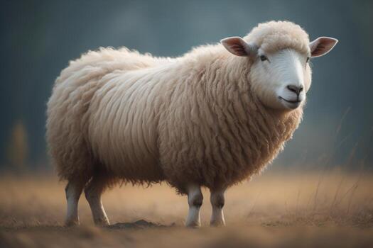 AI generated Cookies on a wooden table. Top view. ai generative photo