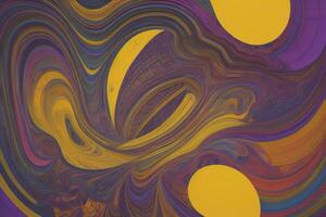 AI generated Easter bunny with colorful eggs in nest. ai generative photo