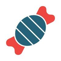 Sweet Glyph Two Color Icon Design vector