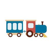 Toy train clip art vector illustration