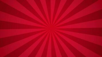 Simple Dark Christmas Red Sun burst looping animation Horizontal Video background