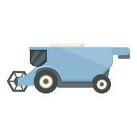 Combine harvester vehicle icon cartoon vector. Machine heavy vector