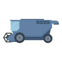 Combine harvester planter icon cartoon vector. Business plantation vector