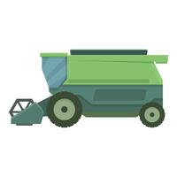 Combine harvester industry icon cartoon vector. Machine heavy vehicle vector