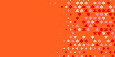 Stars wide banner Two Color Abstract Illustration background beautiful wallpaper of colorful multi sizes stars vector