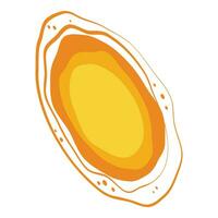 dorado portal icono isométrica vector. plasma universo láser vector