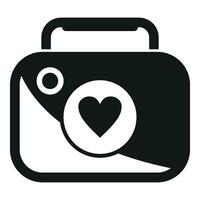 Portable device cardiovascular icon simple vector. Help aid vector