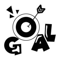 Trendy Target Goal vector