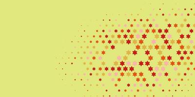 Stars wide banner Two Color Abstract Illustration background beautiful wallpaper of colorful multi sizes stars vector
