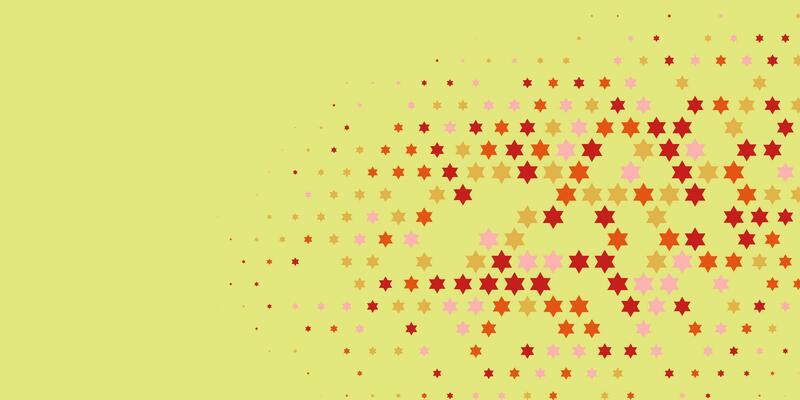 Stars wide banner Two Color Abstract Illustration background beautiful wallpaper of colorful multi sizes stars