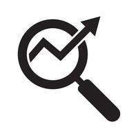 Marketing Research Icon. Finance - Researching Icon. vector