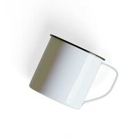 tazas aislado en blanco antecedentes. sólido o blanco color taza alto resolución foto para Bosquejo colección