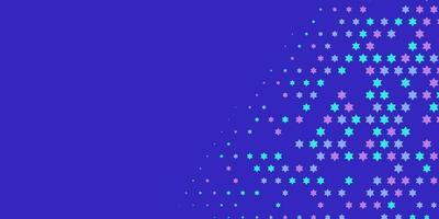 Stars wide banner Two Color Abstract Illustration background beautiful wallpaper of colorful multi sizes stars vector