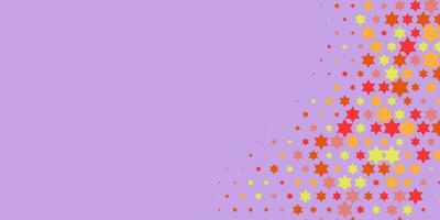 Colorful stars Abstract Illustration background beautiful banner with copy space vector