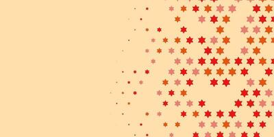 Stars wide banner Two Color Abstract Illustration background beautiful wallpaper of colorful multi sizes stars vector