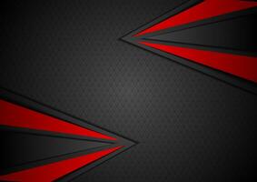 Red and black tech contrast background photo