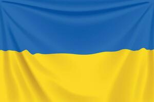 espalda bandera Ucrania vector