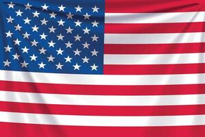 espalda bandera Estados Unidos vector